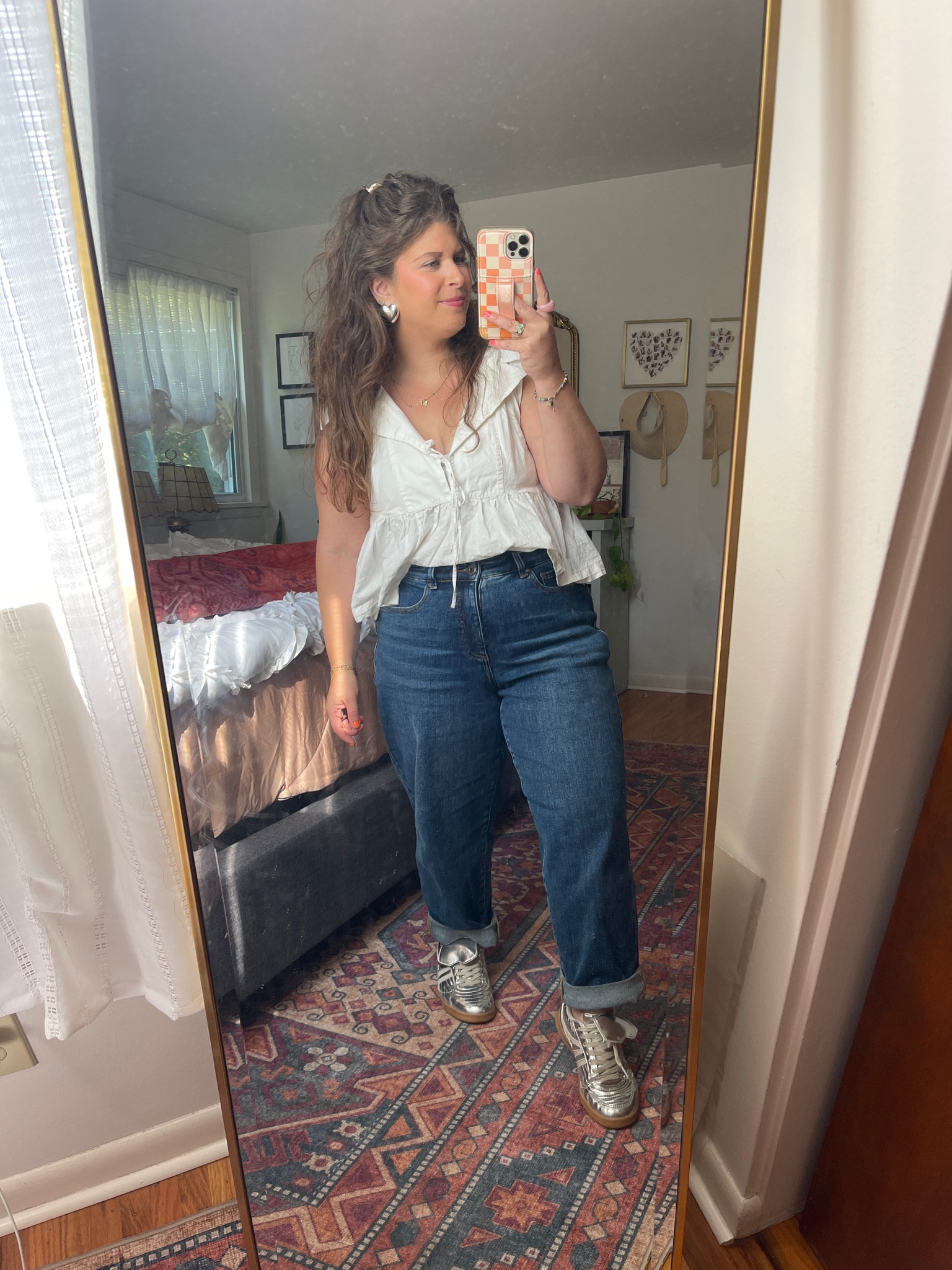 Meet the teacher day for both kids. Love these barrel leg jeans & this peplum top together. Paired with my fave metallic sneakers! 



#LTKBacktoSchool #LTKSeasonal #LTKStyleTip