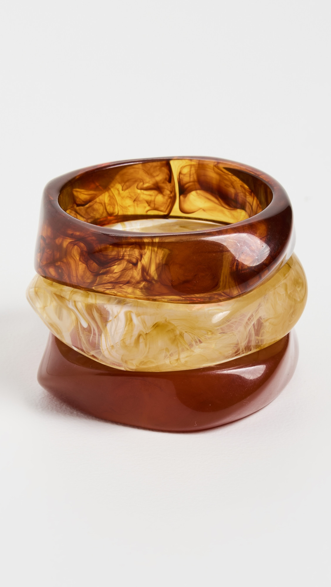 Luv Aj The Formentera Bangle Set Tortoise One Size | Shopbop