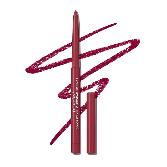 Revlon Colorstay Lip Liner Makeup with Built-in-Sharpener, Longwear Rich Colors, Smooth Applicati... | Amazon (US)