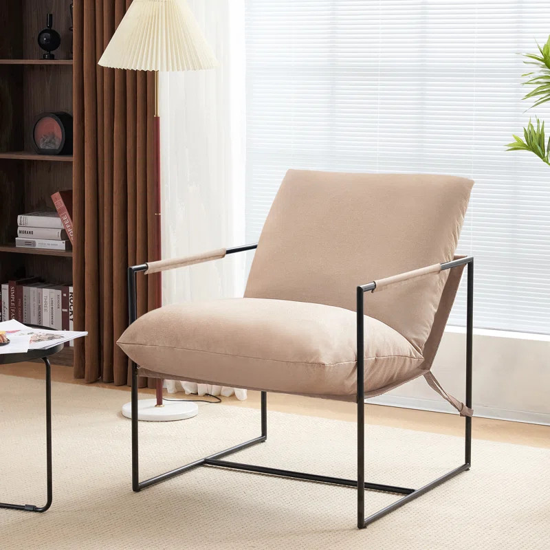 Diotima Metal Framed Steel Armchair | Wayfair North America