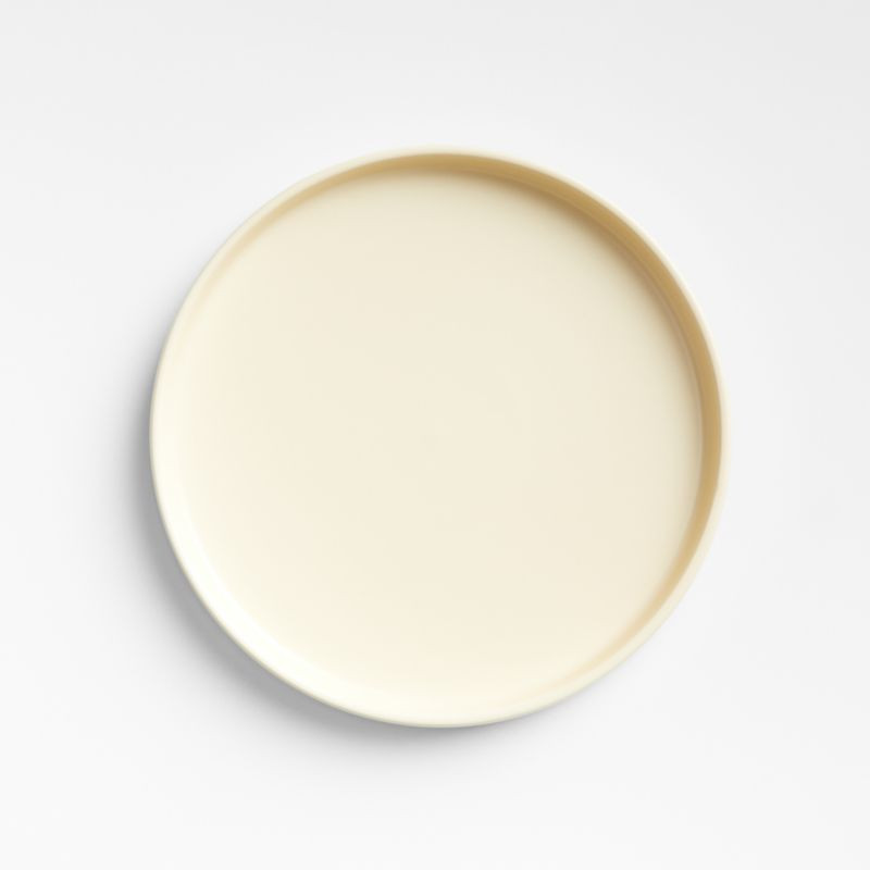 Butter Yellow Stoneware Salad Plate by Molly Baz | Crate & Barrel | Crate & Barrel