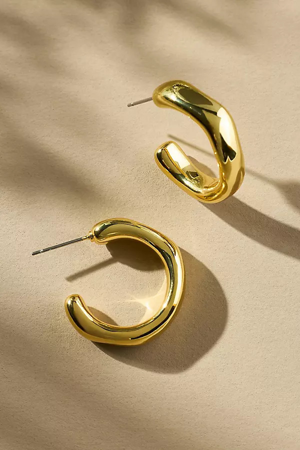 Medium Goals Hoop Earrings | Anthropologie (US)