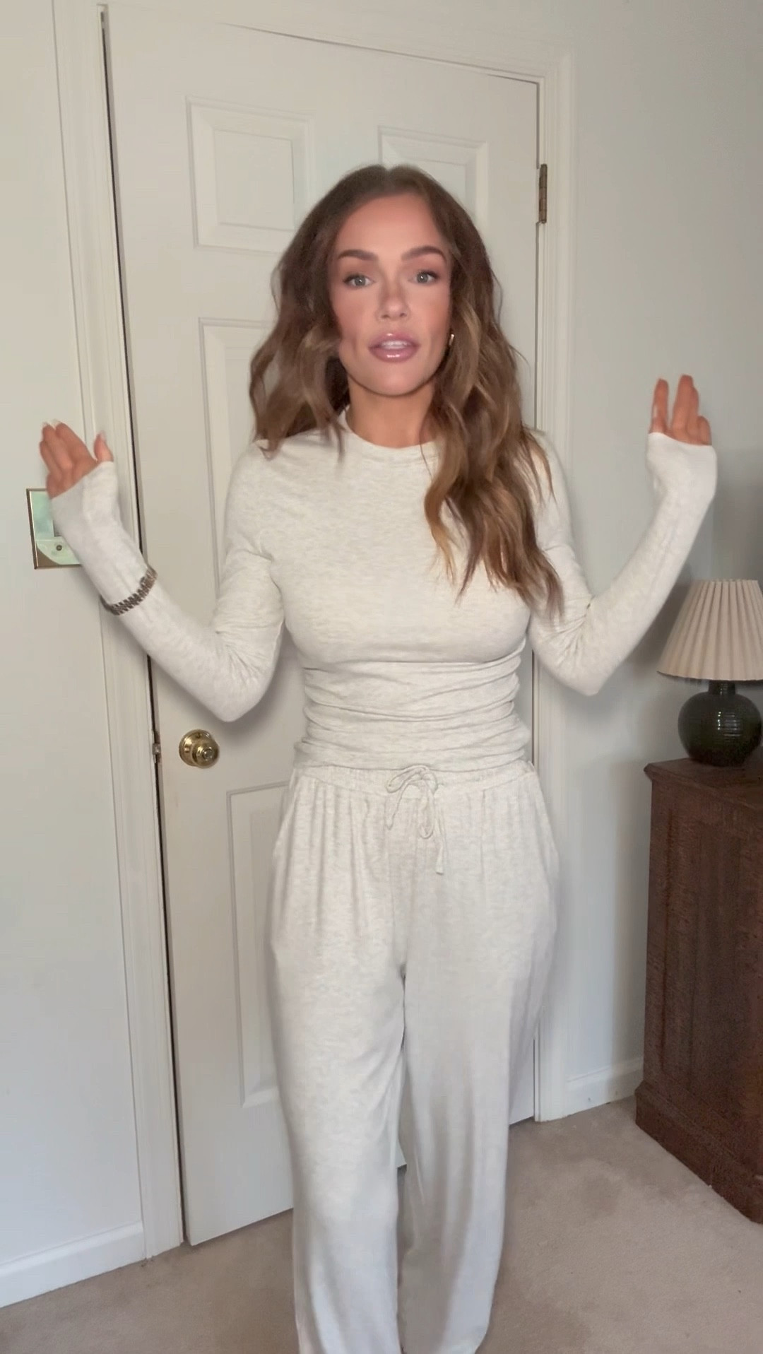 Cutest matching loungewear set for under $30! So comfy! Wearing size small. 

#LTKHoliday #LTKGiftGuide #LTKSeasonal