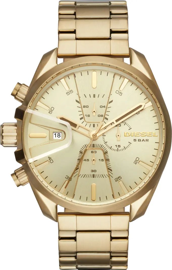 DIESEL® MS9 Chronograph Bracelet Watch, 47mm x 54mm | Nordstrom | Nordstrom