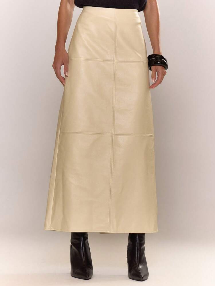 Faux Leather Skirt | SHEIN
