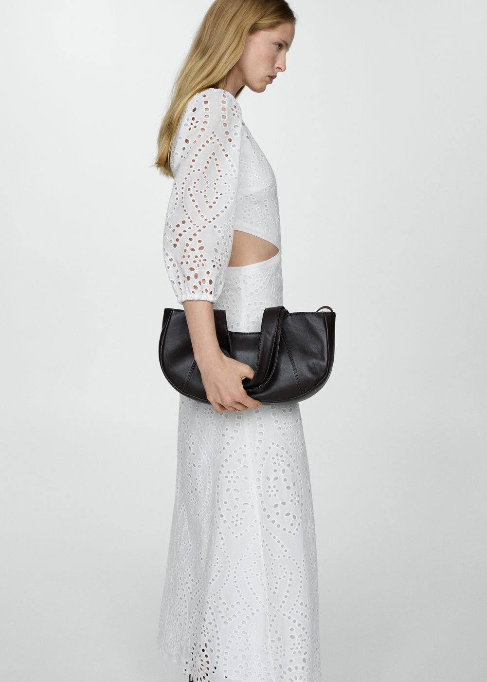 Embroidered cotton dress -  Women | Mango USA | MANGO (US)