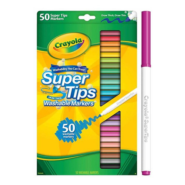 Crayola Washable Super Tips Markers (50 Count) | Scheels