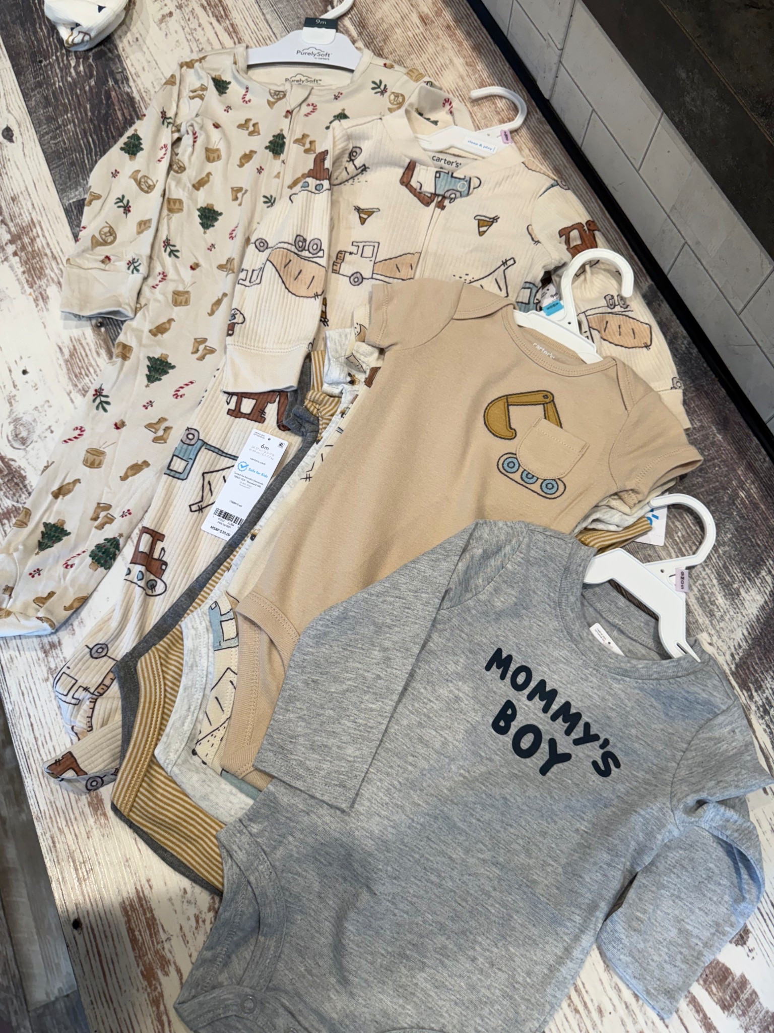 Carter’s haul for bubs