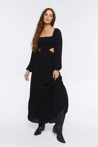 Cutout Maxi Peasant Dress | Forever 21 (US)
