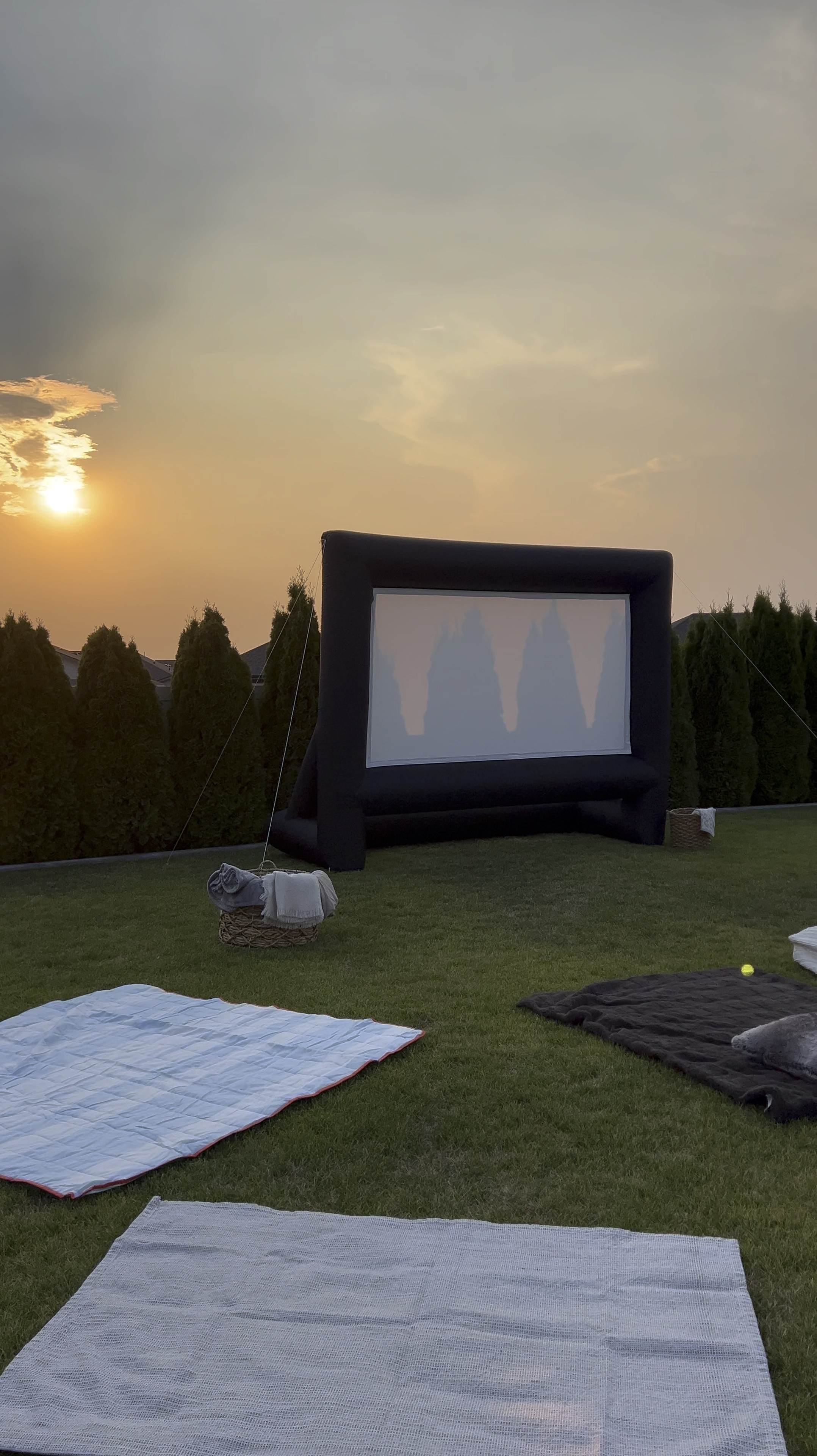 Inflatable movie screen. Movie screen projector. Summer. Night movie night 

#LTKU #LTKCon #LTKActive