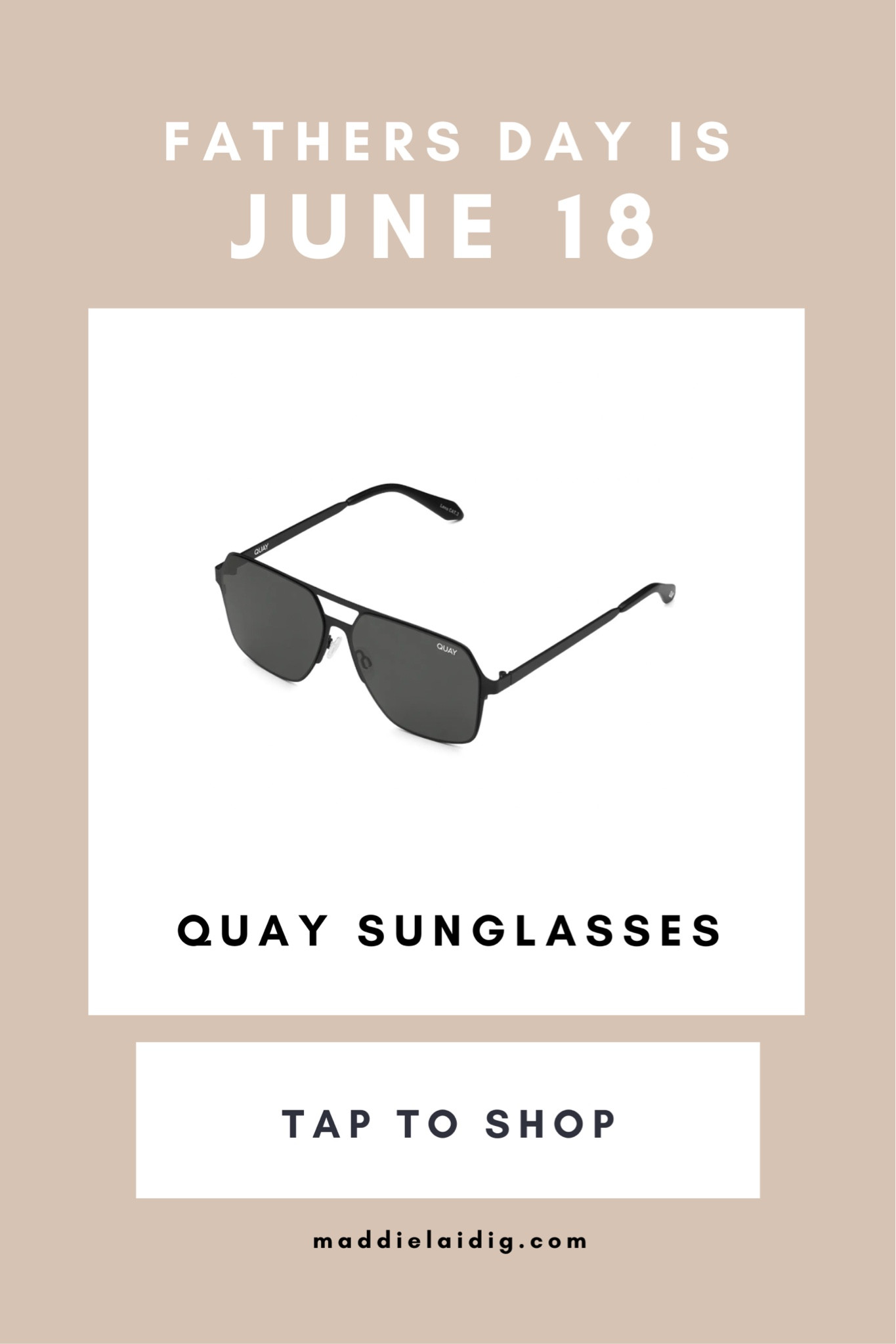 Father’s Day is June 18!! Grab some quay sunglasses for him. #fathersday #giftguide #mensgift #menssunglasses #quay #sunglasses

#LTKmens #LTKFind #LTKGiftGuide