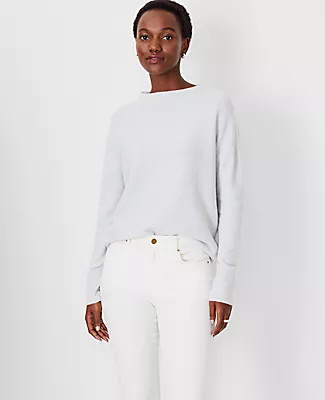 Ann Taylor Funnel Neck Wedge Sweater | Ann Taylor (US)