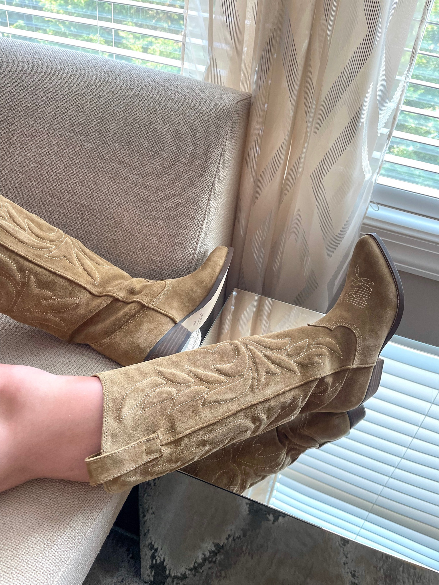 Tall western boots.

#LTKitbag #LTKSeasonal #LTKstyletip