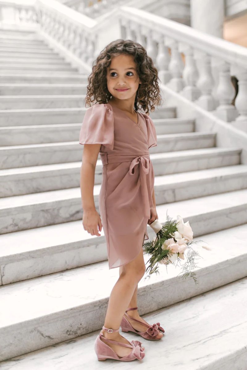 Mini Lillie Dress in Dusty Rose | Ivy City Co