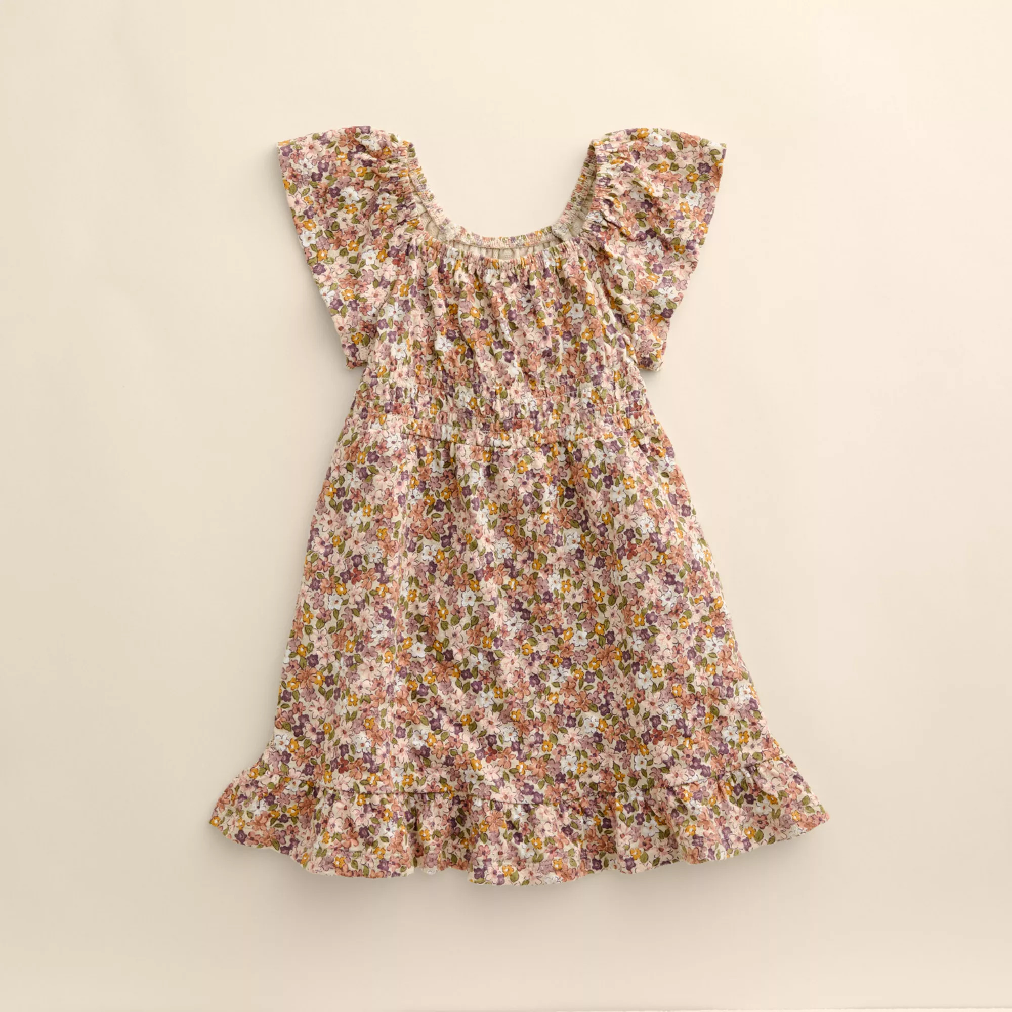 Baby & Toddler Girl Little Co. by Lauren Conrad Flutter Sleeve Dress, Toddler Girl's, Size: 9 Months, Ditsy Floral | Kohl's