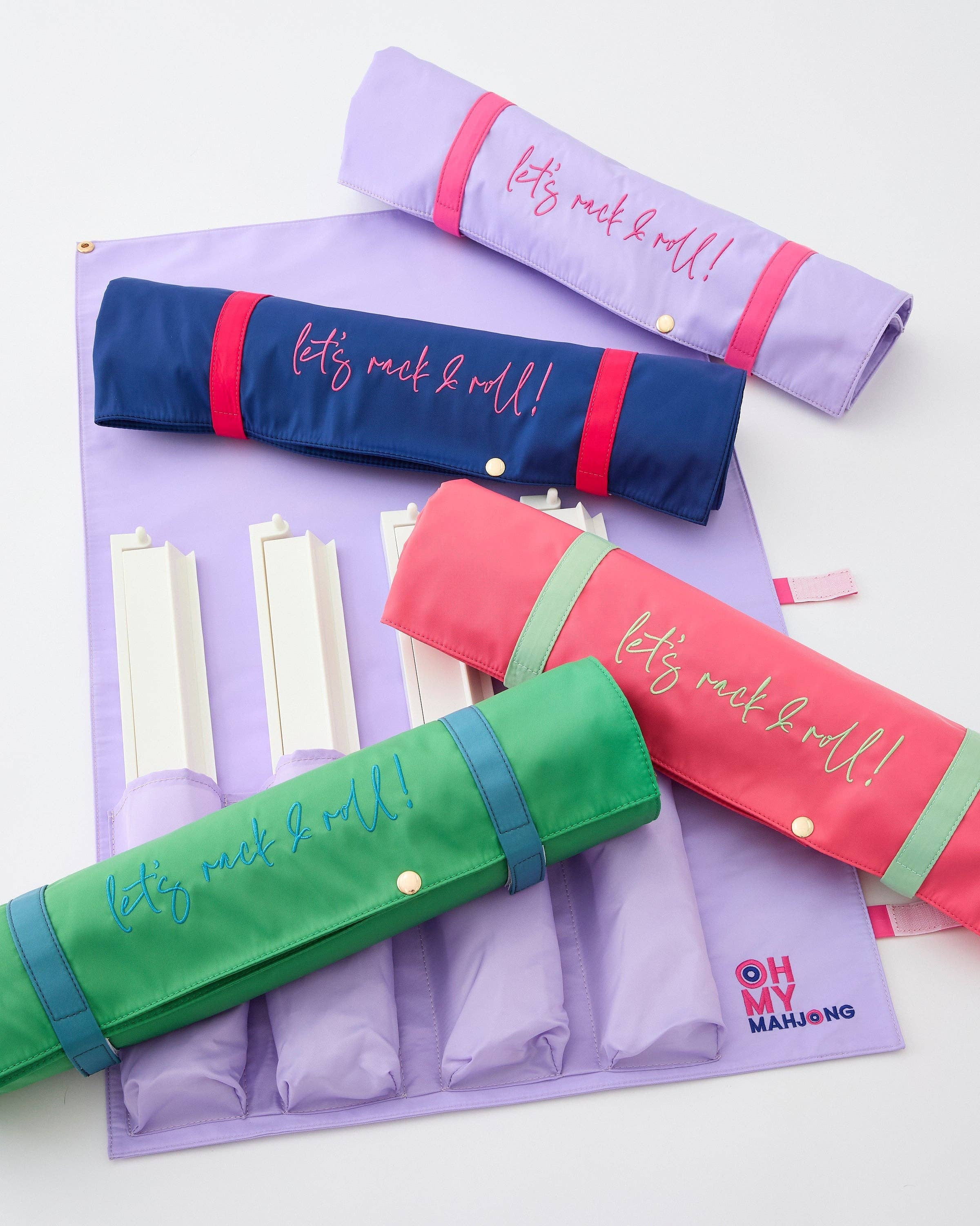 Oh My Mahjong - Lilac Let's Rack & Roll Bag | Jones & Daughters
