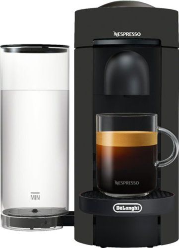 Nespresso Vertuo Plus Coffee and Espresso Maker by De'Longhi, Matte Black - Matte Black | Best Buy U.S.