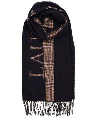 Double Face Logo Scarf | Macy's