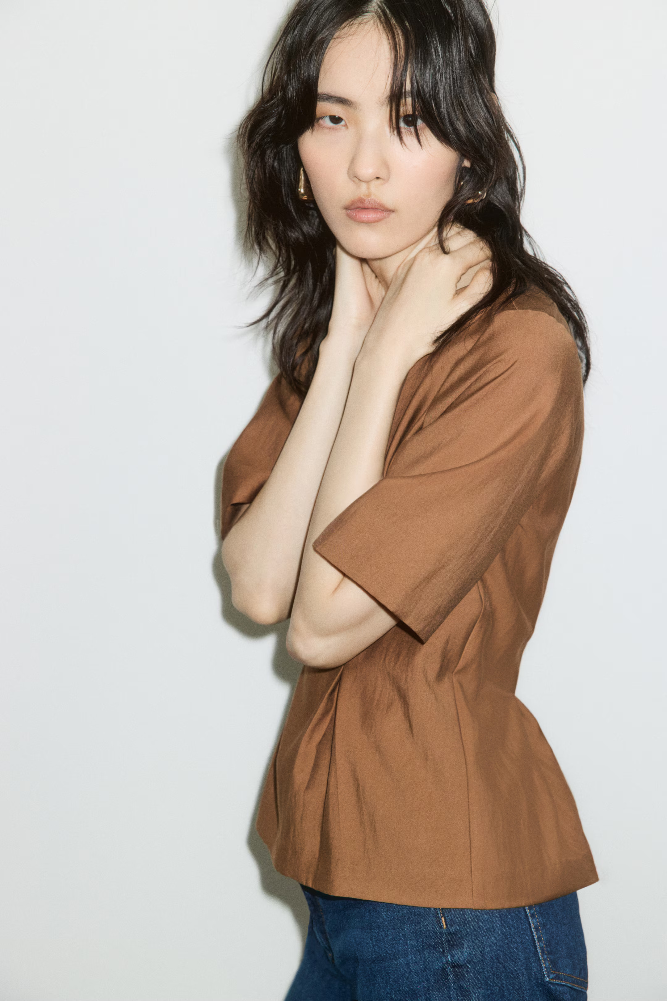 Waisted blouse | H&M (UK, MY, IN, SG, PH, TW, HK)