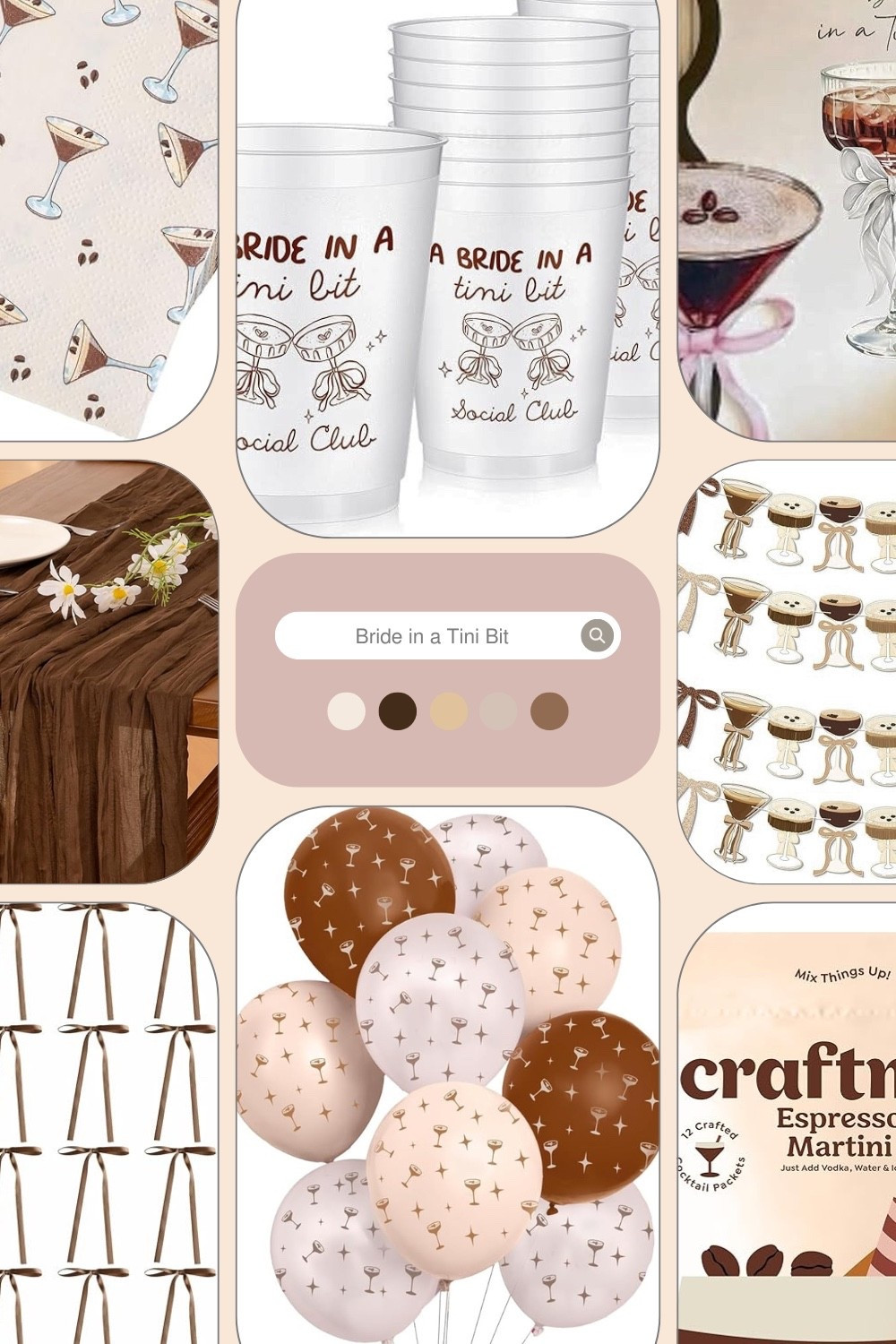 Cozy party finds for your Bride in a Tini Bit theme! Perfect for bridal showers or bachelorette parties!

#LTKWedding #LTKParties