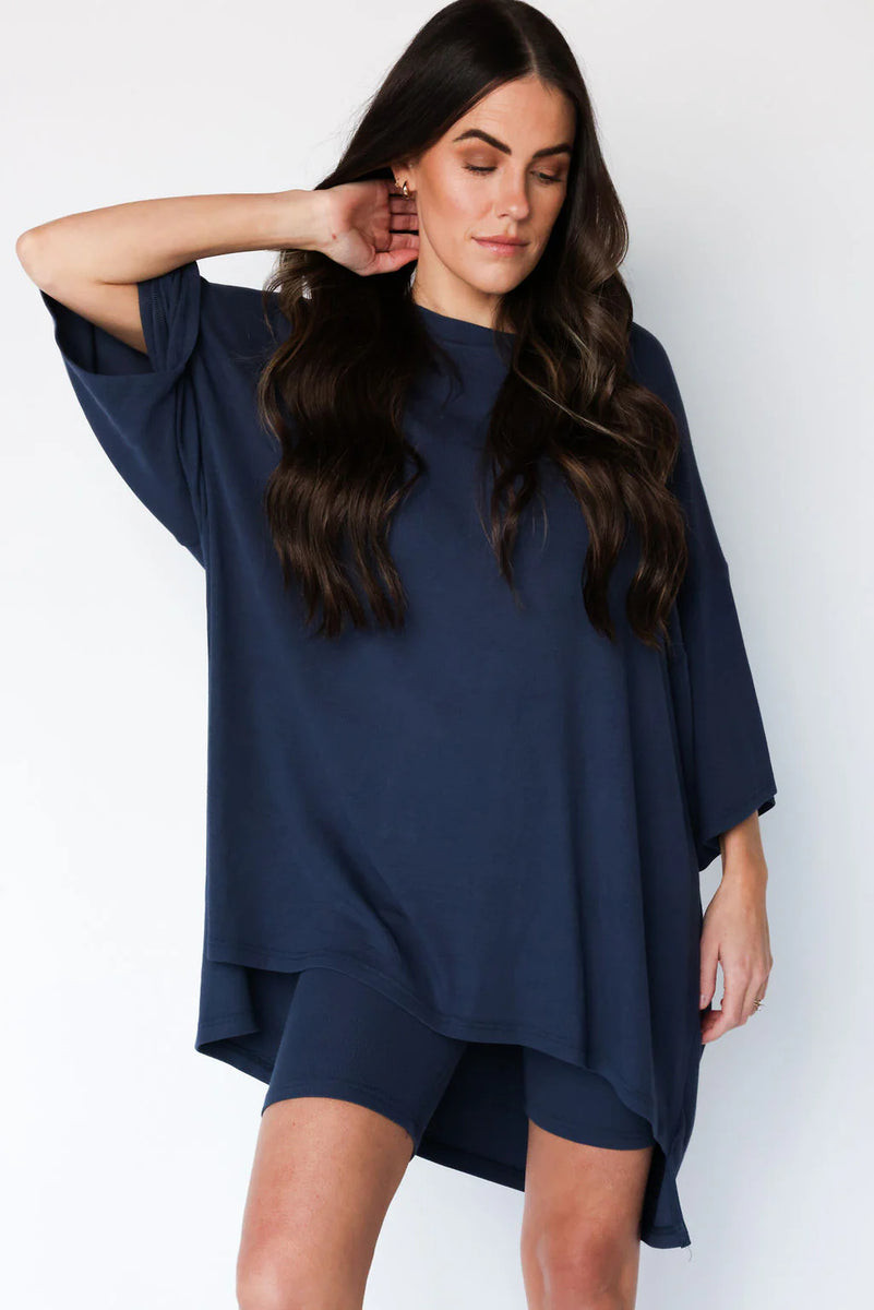 All Weekend Long Set Navy | The Foxy Kind