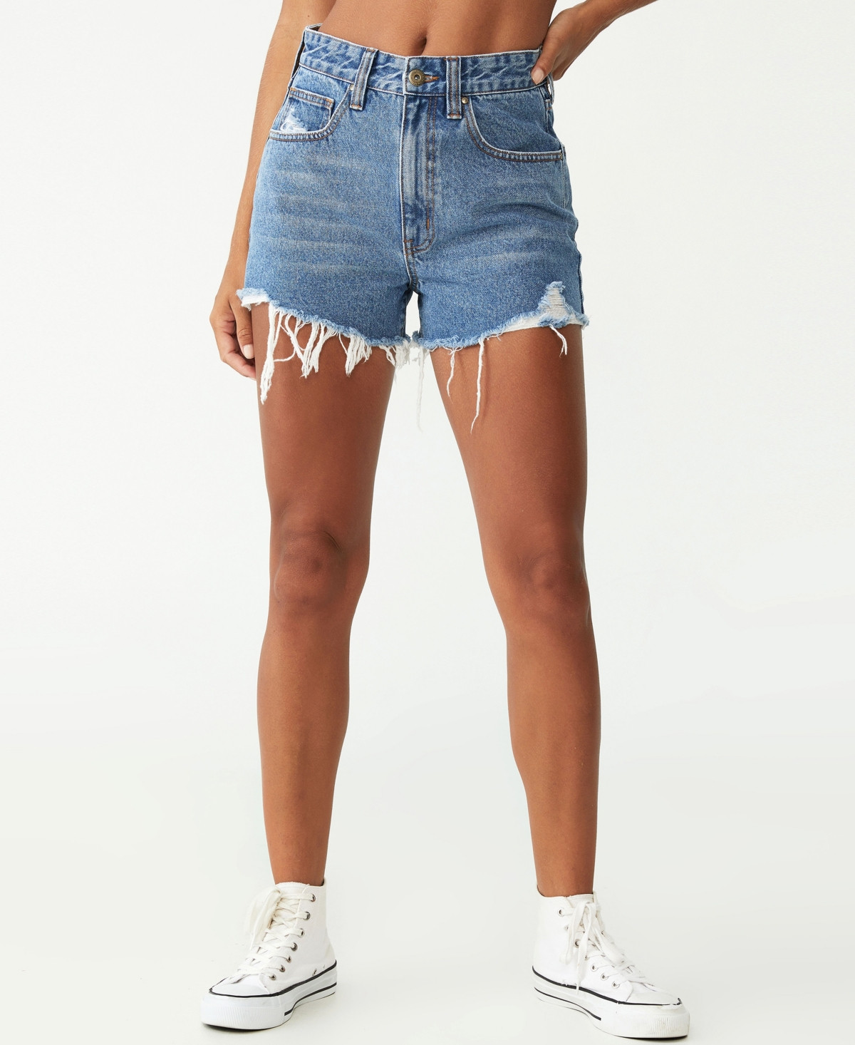 Women's High Mom Denim Short | Macys (US)