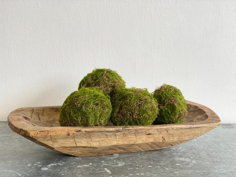 Hand Carved Wood Dough Bowl - Etsy | Etsy (US)