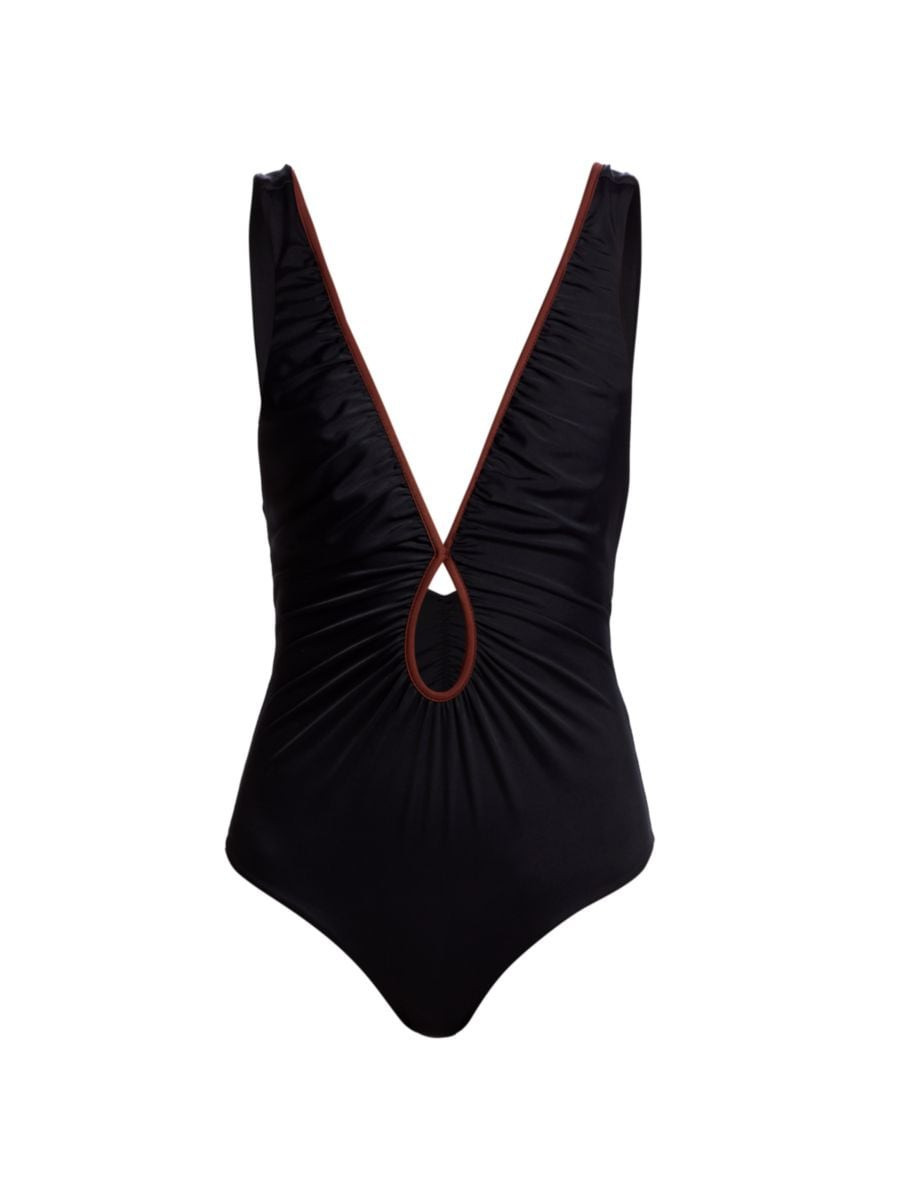 Malick Ruched One-Piece Swimsuit | Saks Fifth Avenue