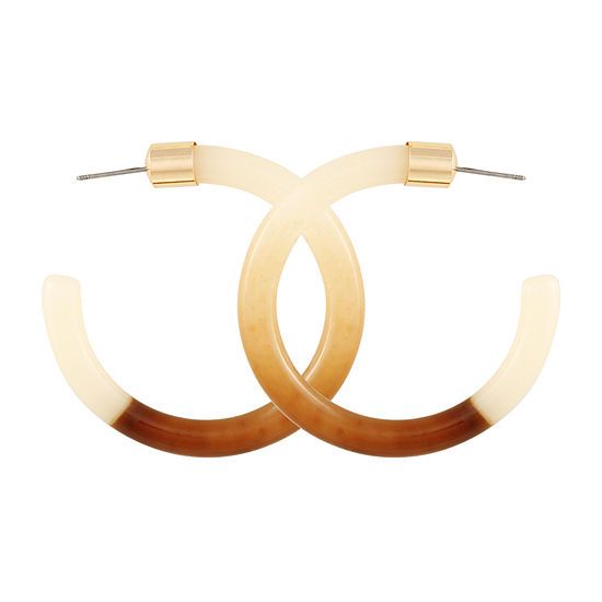 Bijoux Bar Resin Hoop Earrings | JCPenney
