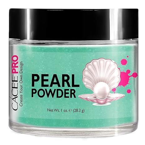 Acrylic Powder for Nails, Pearl Color Nail Art, 1oz Jar by Cacee, For Professional Acrylic Nail K... | Amazon (US)