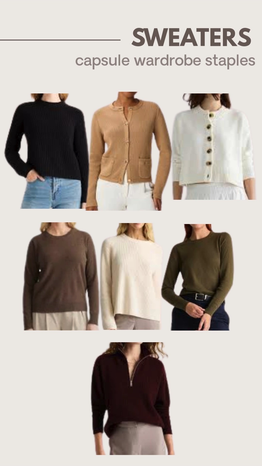 My favorite sweaters this season! 
#QuincePartner @onequince #liketkit 


#LTKFindsUnder100 #LTKPetite #LTKootd