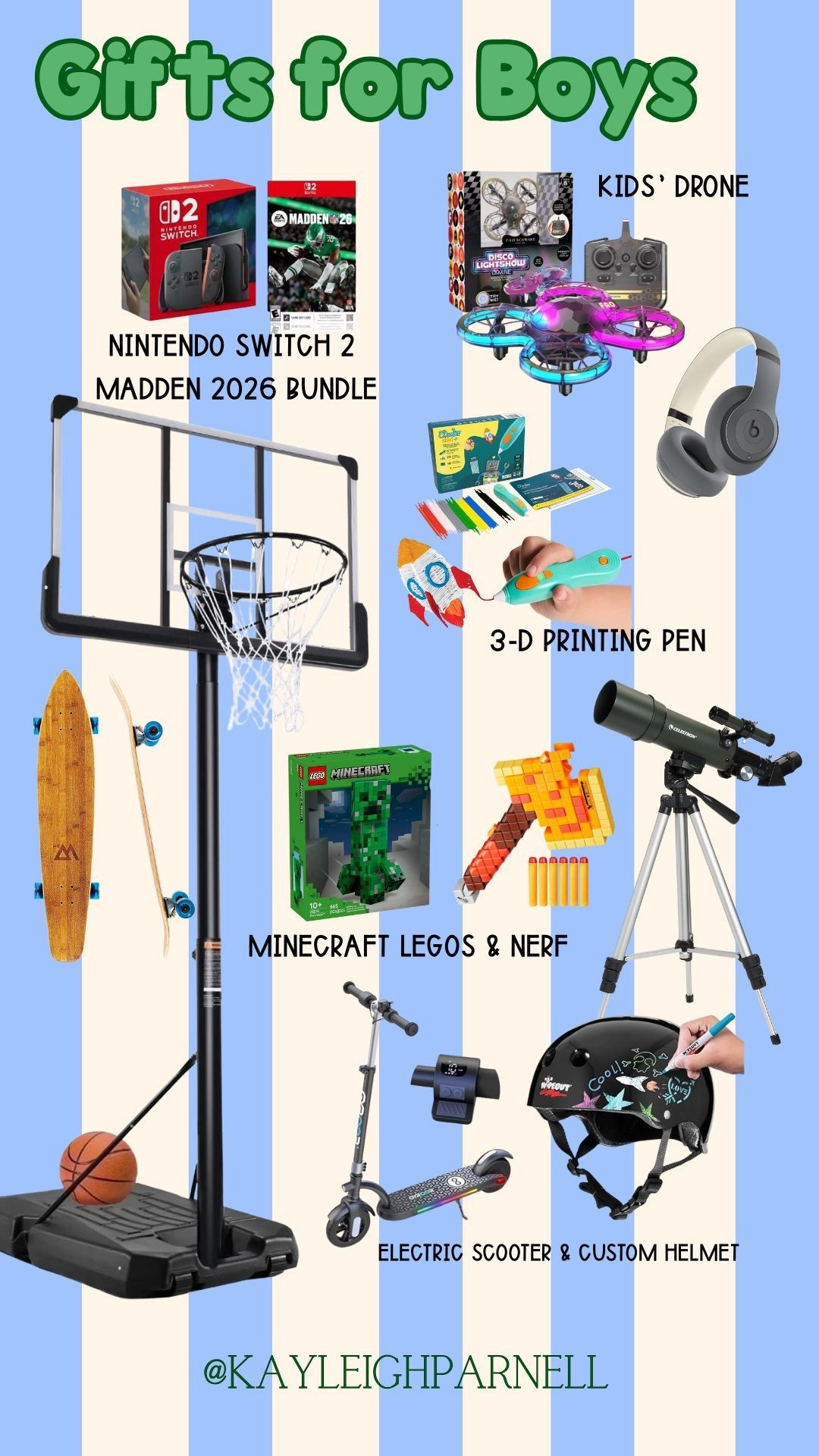 for the coolest guys on the nice list! 
🏀🎮🔭🎧🛹🛴🛍️

#LTKGiftGuide #LTKKids #LTKCyberWeek