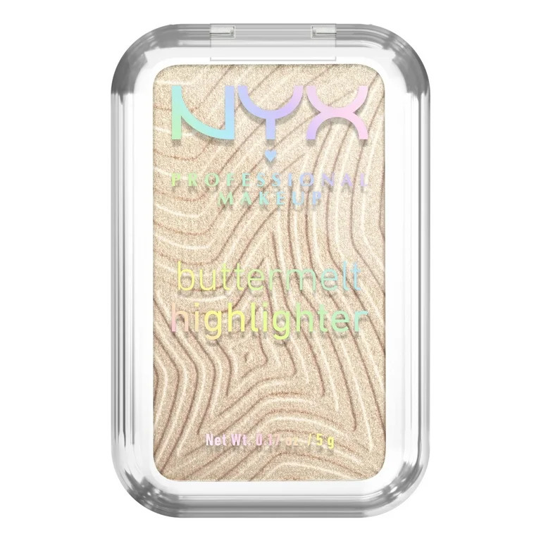 NYX Professional Makeup Buttermelt Powder Highlighter 12H Wear, Bright & Butta 05 | Walmart (US)