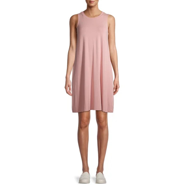 Time and Tru Women's Sleeveless Knit Dress | Walmart (US)