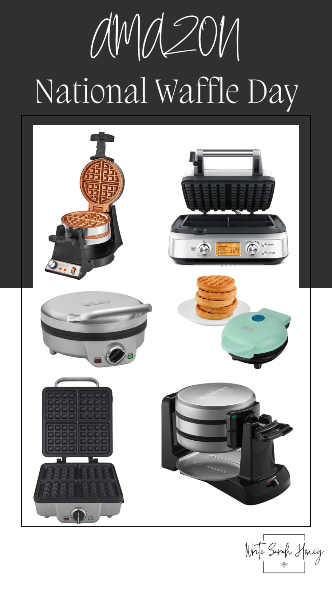 Did you know June 29 is National Waffle Day!?! Shop these Amazon favorites! #breakfast #waffles #nationalwaffleday #shop #amazon 

#LTKFamily #LTKSummerSales #LTKHome