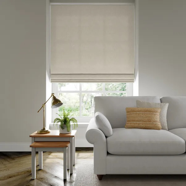 Hessian Made to Measure Roman Blind | Dunelm (migrated)