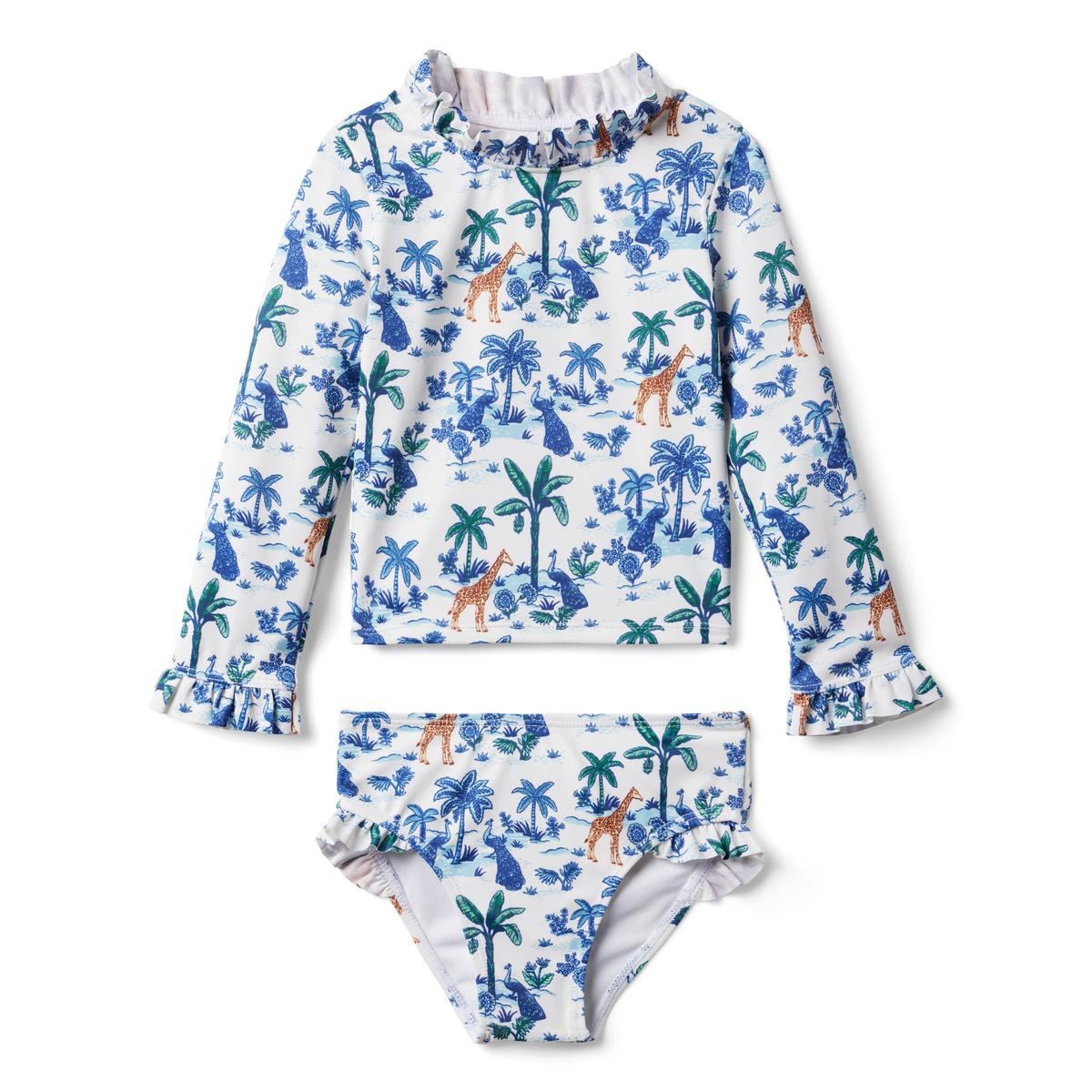 Recycled Safari Toile Rash Guard Set | Janie and Jack