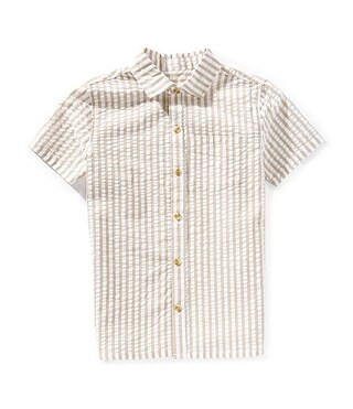 Scene&Heard Little Boys 2T-7 Stripe Seersucker Point Collar Button Front Shirt | Dillard's | Dillard's