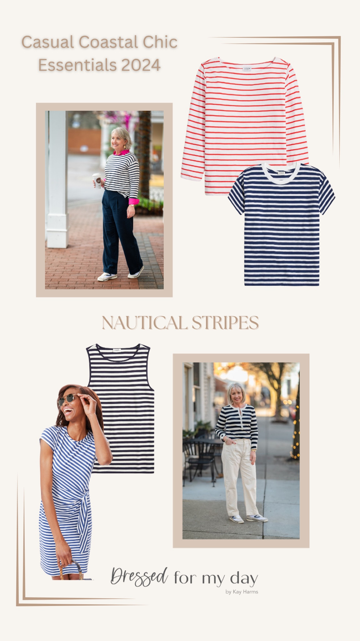 Casual coastal essentials: nautical stripes🤍💙

#LTKOver40 #LTKMidsize #LTKStyleTip