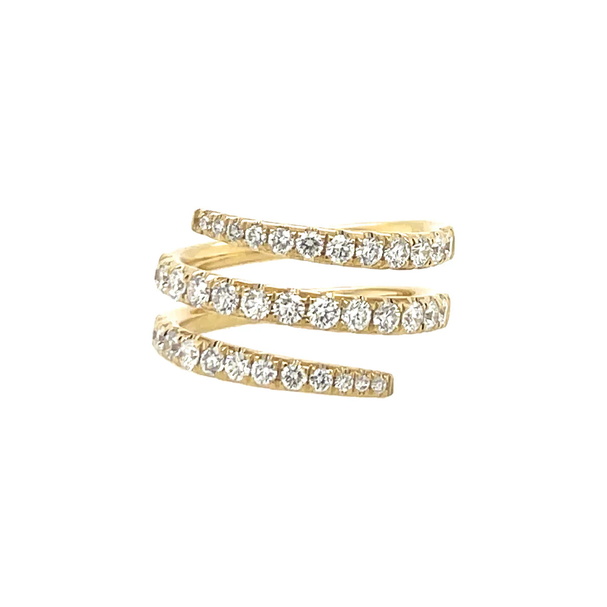 Diamond Coil Ring | Jennifer Miller Jewelry