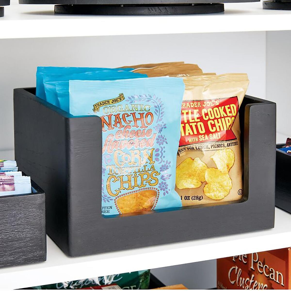 The Home Edit by iDesign Onyx Open-Front Bins | The Container Store