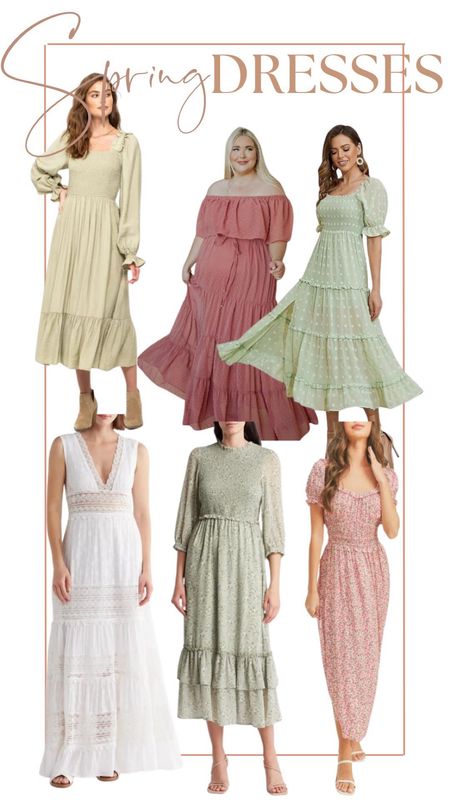 Soft romantic hues // spring dresses At amazing prices 

#LTKfindsunder50 #LTKSeasonal #LTKstyletip