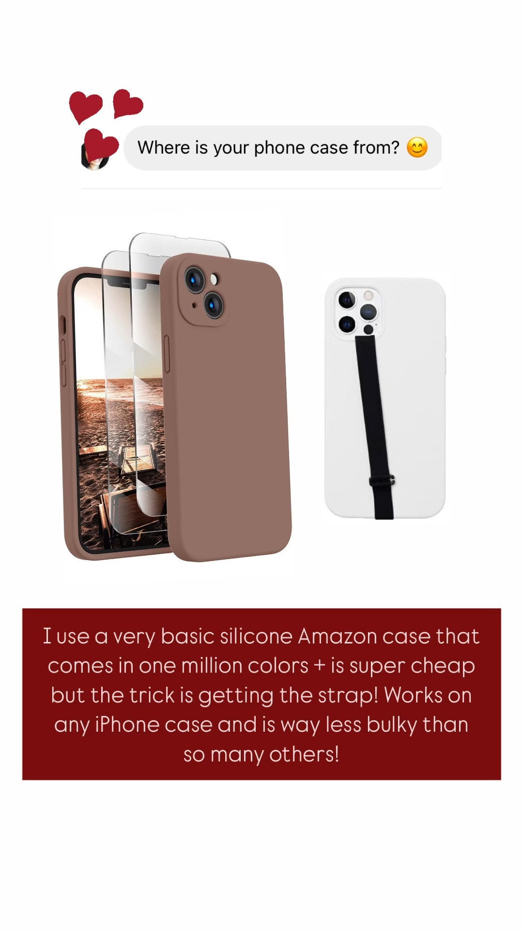 Great, affordable Amazon phone case but the real star is the strap! 

#LTKU #LTKtravel #LTKfindsunder50