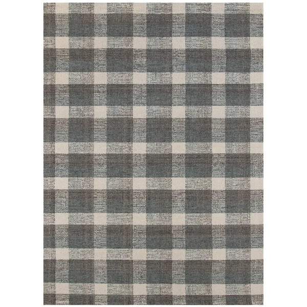 Ashleigh Handmade Wool Gray Rug | Wayfair North America