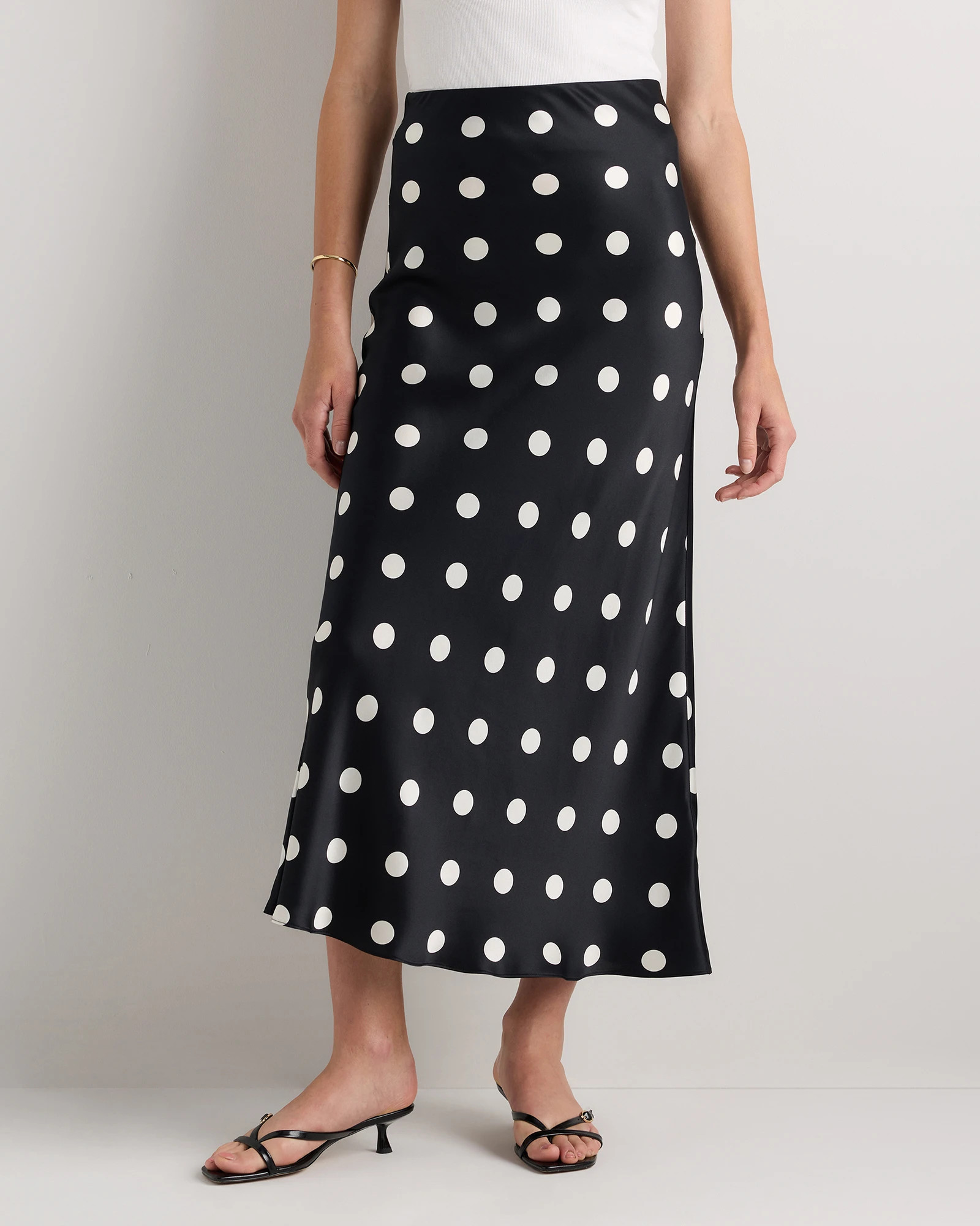 Quince | Women's Maxi Skirt in Dogwood, Size XS, Silk | Quince