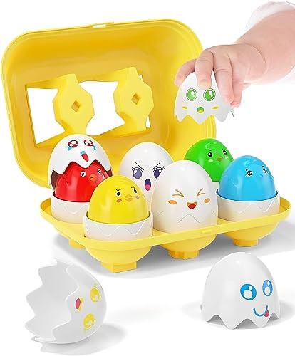 Yetonamr Easter Eggs Toys for Babies Boys Girls Kids, Toddler Easter Basket Stuffers Prefilled Easter Eggs with Toys Inside Filled Infant Montessori Toys Gifts for Toddlers Babies Boys | Amazon (US)
