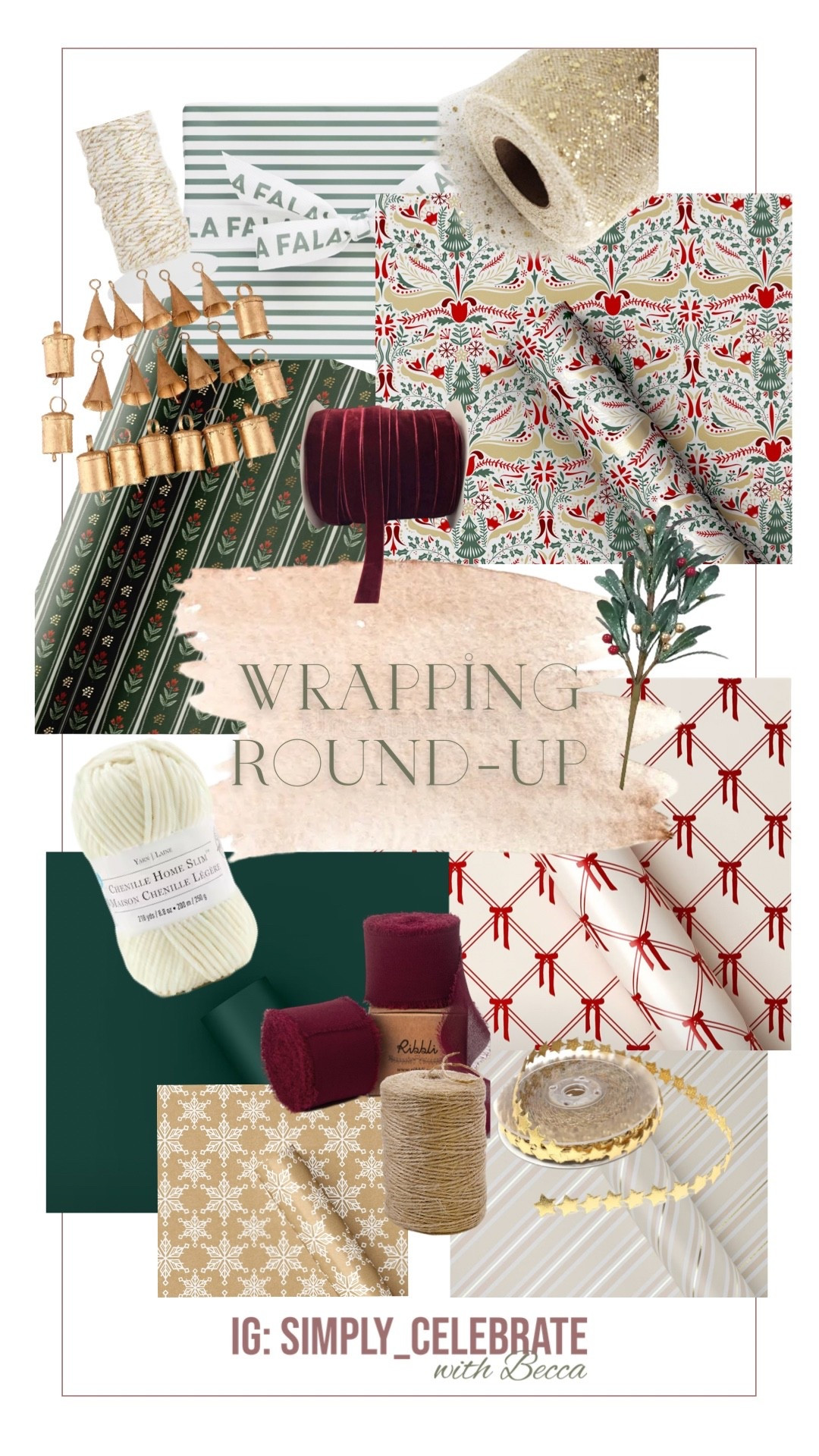 All the cutest supplies to wrap all the gifts you just bought! 🎁 happy holiday season ❤️

#LTKCyberWeek #LTKHoliday #LTKGiftGuide