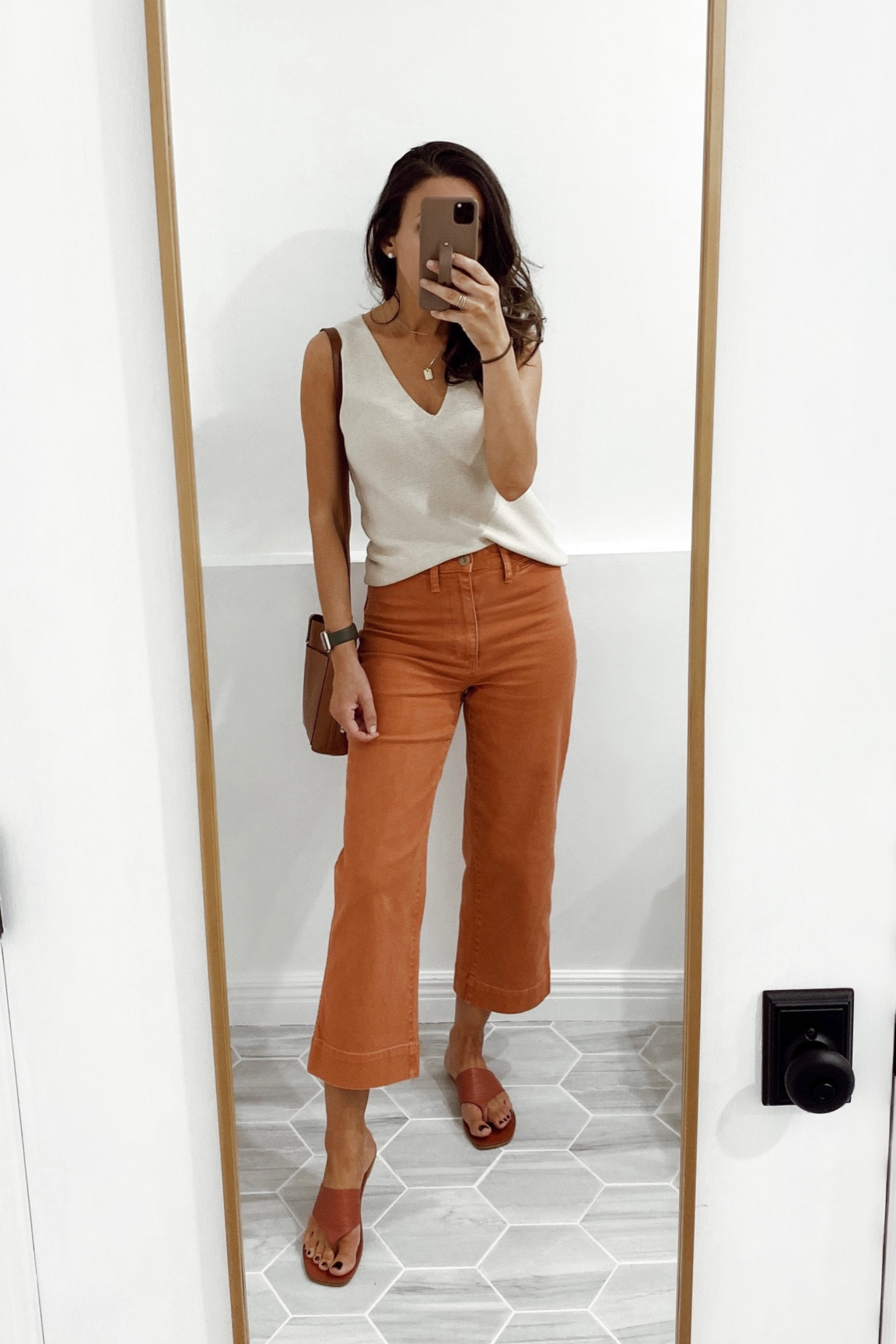 Madewell emmett crop store pants