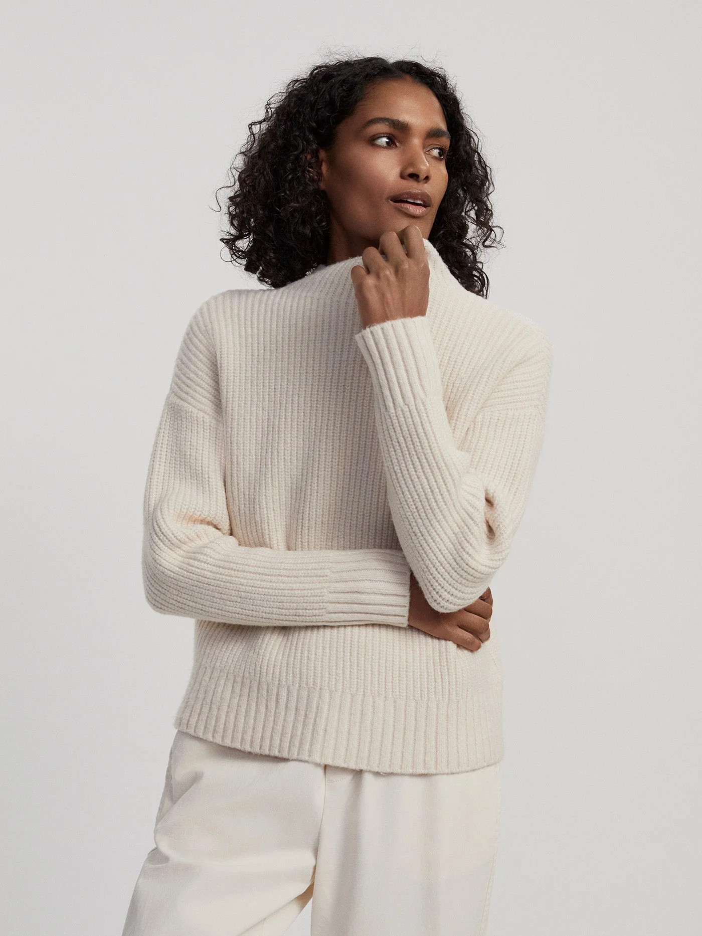 Skyla Funnel Neck Knit Pullover | Varley USA