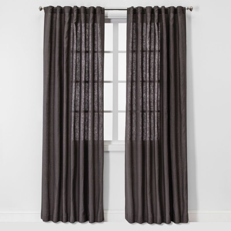 1pc Light Filtering Linen Window Curtain Panel - Threshold™ | Target